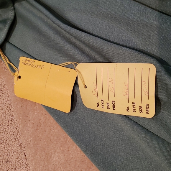 Vintage Green Dress, Sz S - Picture 10 of 12